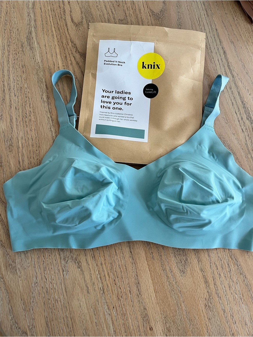 Knix Padded V-Neck Evolution Bra